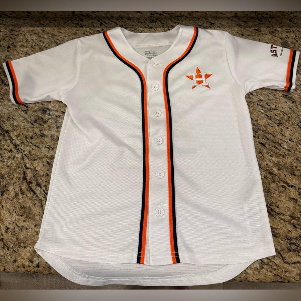 NEW Houston Astros Youth Jersey – Size Small - Picture 1 of 6